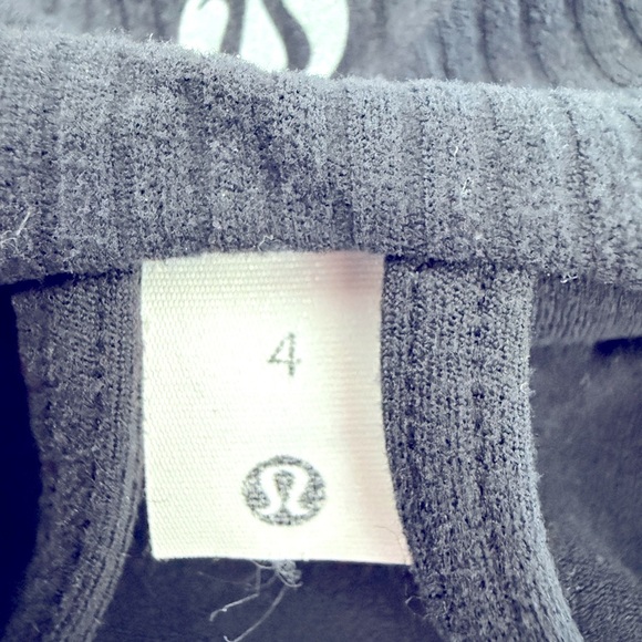 Lululemon Align Strappy Ribbed Tank Top Black Size 4 - Picture 6 of 7